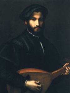 G.Campi, Bildnis eines Lautenspielers